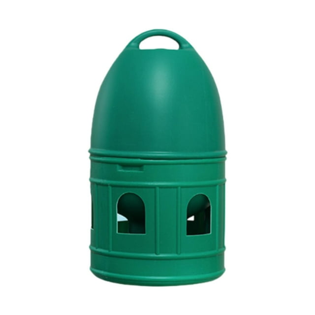 Dispensador de agua, bebederos para pájaros, dispensador de alimento, accesorios para jaulas de pájaros con A Verde 3L