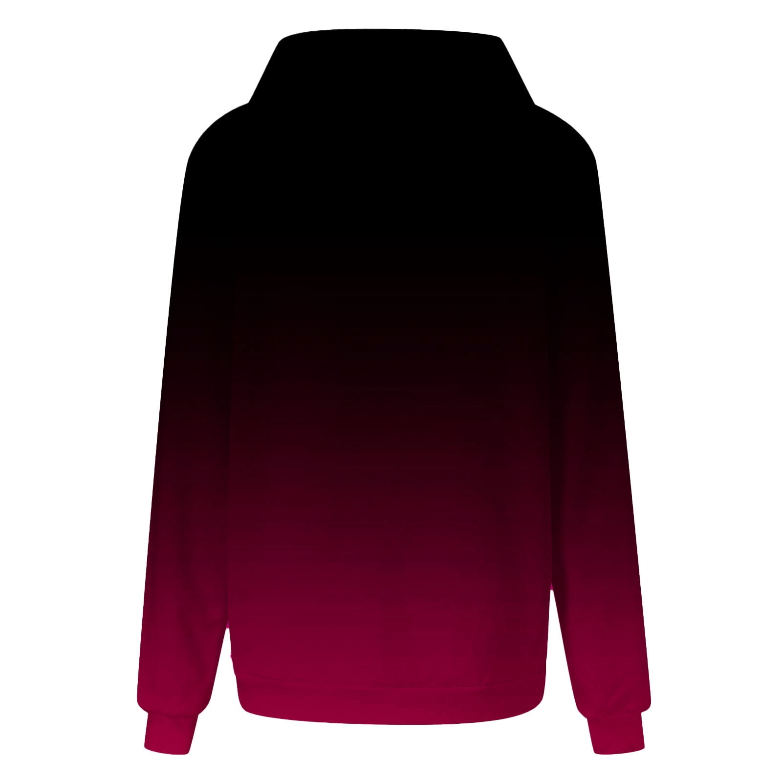 FAIWAD Women's Gradient Hoodies Sweatshirts Long Sleeve Hooded