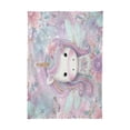 thumbnail image 2 of Qxltty Beautiful Unicorn Square Tablecloth 60×60in Thick Wrinkle Resistant Heat Proof Durable Table Cover for Dining Table, 2 of 9