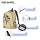 thumbnail image 3 of Disketp Vintage Bird print Canvas Backpack Lightweight Travel Daypack Student Rucksack Laptop Backpack-Medium, 3 of 5