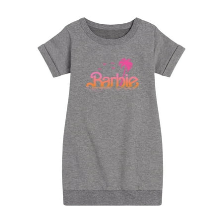 

Barbie - Sunset and Palm Trees - Toddler And Youth Girls Fleece Dress