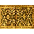 thumbnail image 1 of Ahgly Company Indoor Rectangle Animal Yellow Traditional Area Rugs, 7' x 9', 1 of 4
