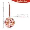 thumbnail image 3 of Zufioo Gnomes With Coffee Print Large Acrylic Christmas Ornaments, Suitable for Christmas Tree Christmas Holiday Party Pendant Decorations-Round Shape, 3 of 7