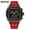 6235 red, variant on Stylish Men’s Digital Sports Watch – Waterproof Barrel Dial, 3 Time Zones, Alarm & Chronograph