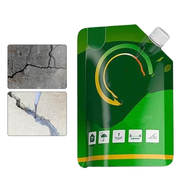 Caulking Glue For Concrete, Slab Concrete Crack Waterproof Sealant, Caulk Adhesive Glue Weather Resistant, Crack Caulk Quick-Drying, 500ML