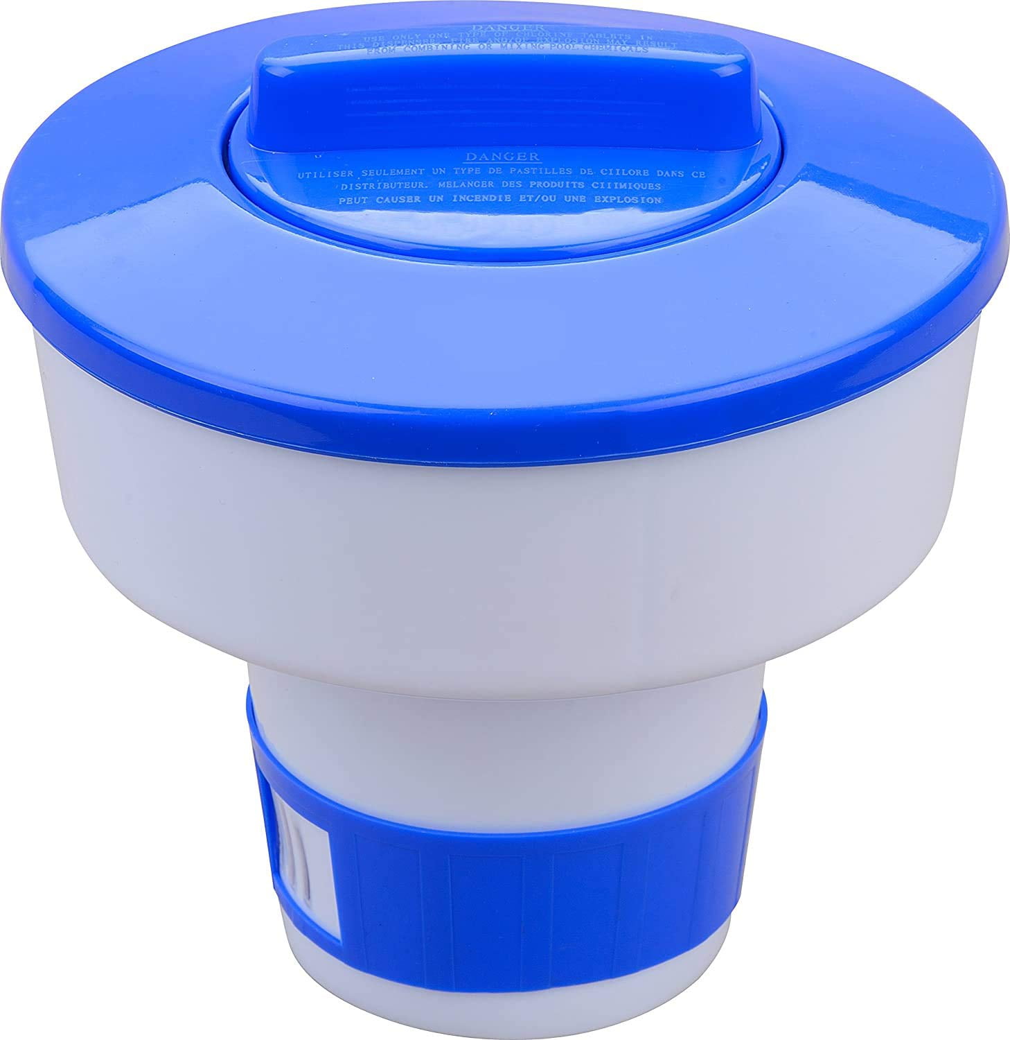 Large Premium Pool Dispenser,Strong Floating Pool Chlorine Dispenser,Fits 3" Chlorine Tablets