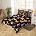 thumbnail image 3 of Funda nórdica Cute Dog Pattern juego de cama para niños Niños Niñas Cartoon Corgi, 3 of 9