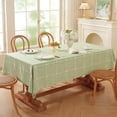 thumbnail image 2 of Linen Table Cloth Cotton Wheat Coffee Linen Tablecloth for Square Tables Heavy Weight Washable Farmhouse Soft Boho Tablecloth for Kitchen ; Table Linens (Wheat Coffee x ), 2 of 8