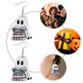 thumbnail image 2 of Pendientes Colgantes Lindos Y Divertidos Fantasma Halloween Ligera Gótico Doble Cara Fiesta Regalos, 2 of 9
