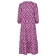 thumbnail image 5 of Vestido maxi casual de verano para mujer Vestido bohemio floral con cuello en V Manga corta Vestido de playa con gradas Vestido largo con columpio Fridja  qw7064, 5 of 8