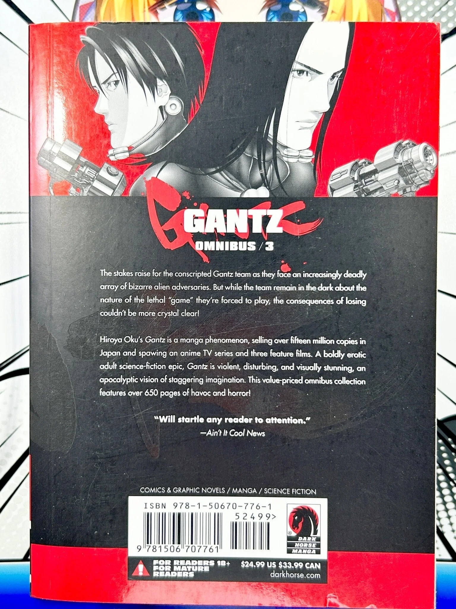 Gantz Omnibus Volume 3 (Paperback) - Walmart.com