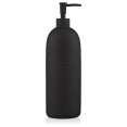 thumbnail image 1 of Bouclair Black Ceramic Soap Engraved Dispenser, 1 of 8