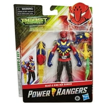 Power Rangers BMR Red Ranger Black Mode Action Figure, Collectable, 6''