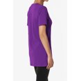thumbnail image 4 of TheMoogan Women's Basic Cotton Span Crew Neck Relxed Slim Fit Tee Tunic Length T-Shirt, 4 of 7