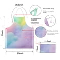 thumbnail image 7 of Dreamy Pastel Sky Apron-Garden Aprons for Women with Pockets-Cotton Linen Waterproof Kitchen Cooking Gardening Aprons Adjustable for Kitchen,Cooking,BBQ and Salon 33x27 Inch, 7 of 7