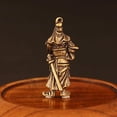 thumbnail image 2 of Chendee Statue Rétro Dieu Chinois de la Richesse Guan Gong Décoration de Bureau, 2 of 5