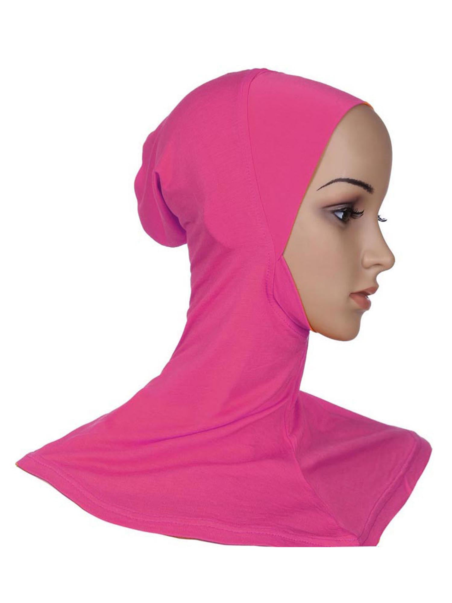 Kids Girls Cap Turban Under Scarf Hijab Wrap Hat Bonnet Inner Ninja Headwear New 