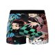 thumbnail image 4 of Calzoncillos tipo bóxer transpirables para hombre yangshaomei con estampado gráfico de Demon Slayer, 4 of 5