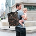thumbnail image 6 of senya Diaper Bag Backpack, Bat Crescent Star Multifunction Travel Bag for Moms Dads, 6 of 6