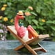 thumbnail image 1 of Estatuas de flamencos para jardín esculturas de resina para exteriores arte moderno en miniatura Baoblaze, 1 of 7