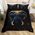 thumbnail image 2 of Erosebridal 3D Elephant Comforter Cover Full, Woodland Wildlife Bedding Sets Full Size, Reversible 3pcs, (No Comforter), 2 of 6