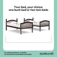 thumbnail image 4 of Storkcraft Long Horn Twin over Twin Bunk Bed, 4 of 15