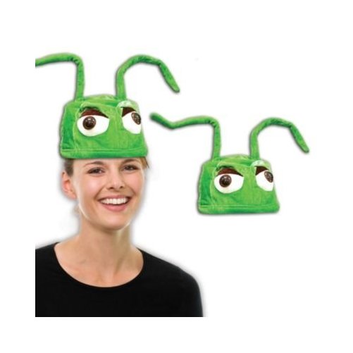 Green Antenna Hat