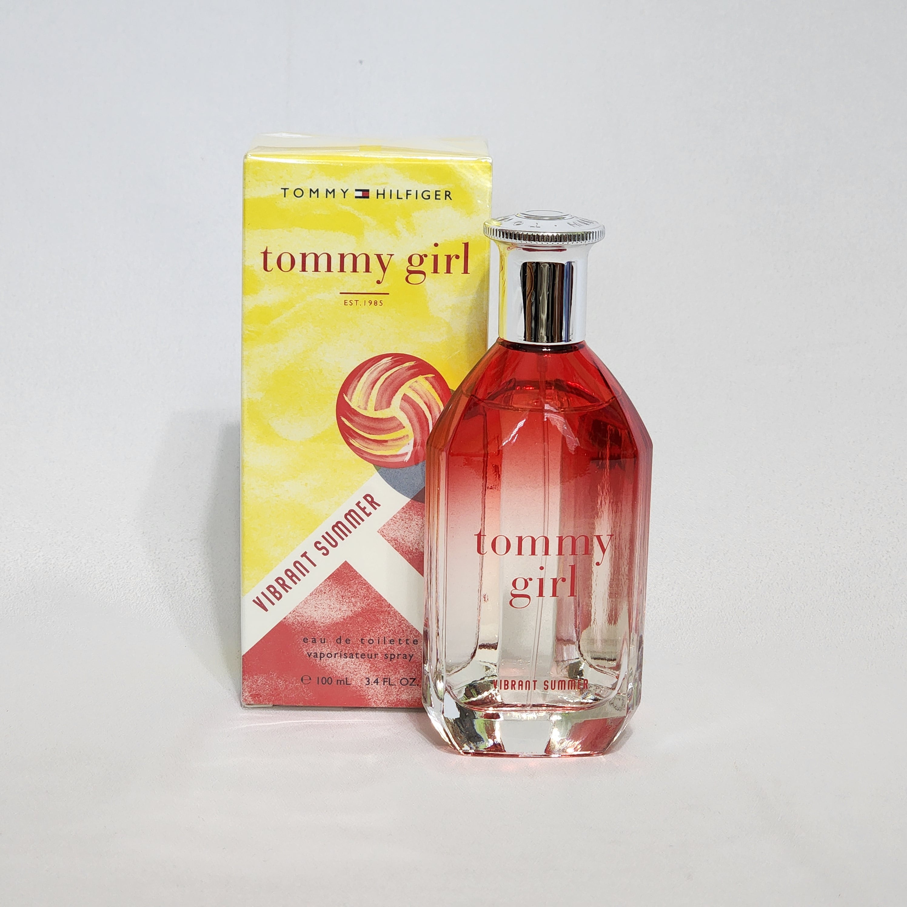 Tommy Hilfiger Tommy Girl Summer Cologne 3.4 oz 100 ml Spray Frosted Glass Bottle Walmart