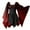 Wine, variant on Wyzesi Flapper Dresses for Women Plus for Womens Trumpet Sleeve Irish Shirt Dress with Corset Traditional Dress Women M Gothic Retro Long Sleeve Corset Dress Christmas Pajamas Costume