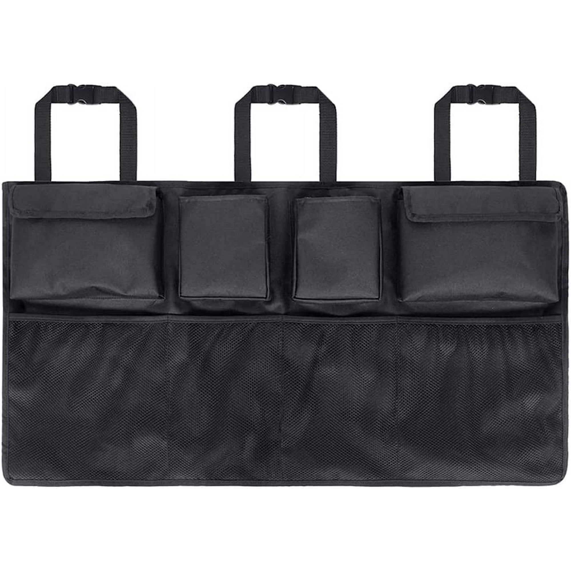 XIHAMA Car Trunk Organizer and Storage Backseat Hanging Organizer for SUV Truck MPV Waterproof Collapsible Cargo Storage Bag with 4 Pockets Car Interior Accessories (B Medium)