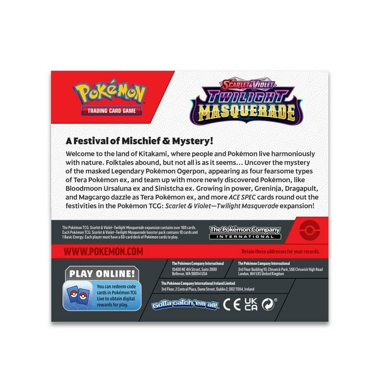Pokémon TCG: Legendary Cards - Scarlet & Violet Twilight