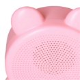 thumbnail image 4 of Rechargeable Digital Alarm Clock with Bluetooth Speaker P1, Ideal for Children's Bedroom or Office, Pink, 4 of 4