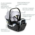 thumbnail image 3 of Britax Willow™ S Infant Car Seat with Alpine Base, Graphite Onyx, 3 of 9