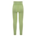 thumbnail image 2 of Linjinx Kids Yoga Dance Pants Sport Athletic Leggings Girls Stretchy Jogging Sweatpants with Pockets Green 150, 2 of 8