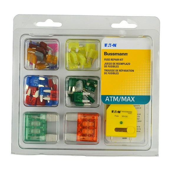 Bussmann NO.64 ATM mini et max lame fusible, kit de testeur / extracteur Kit de réparation de fusibles pour les véhicules