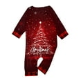 thumbnail image 5 of Onlypjs Matching Family Christmas Pajamas Set for Men, Women and Couples – Red Christmas Tree Print & Plaid Pants Holiday Sleepwear, 5 of 5