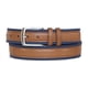thumbnail image 1 of Cinturón Nautica Signature de piel y lona para hombre, color coñac 40, 1 of 6