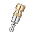 thumbnail image 4 of Adaptador de hidrolavadora profesional de conexión rápida de 1/4" para limpieza de automóviles. Cabeza femenina de cobre, 4 of 9