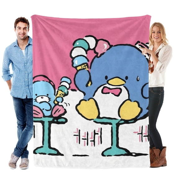 Throw Blanket for Tuxedo Sam Bed Couch Flannel Blanket for Kids Boys Girls Gifts Soft Warm Home Decor 30x40 Inch