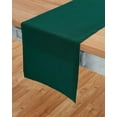 thumbnail image 2 of Linen Table Runner 14 x 108 Inch – 100% Pure Linen, Rainforest Green Table Runner for Fall, Thanksgiving, Christmas, Holidays – Fete, Handcrafted from European Flax, 2 of 5