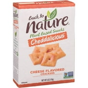 (6 Pack) Back to Nature Cheddalicious Plant Based Cracker, 6 Oz