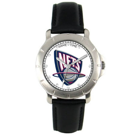 New Jersey Nets Leather Band Players Watch