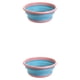 thumbnail image 3 of Kearding Lavabo portátil que ahorra espacio, línea y buen tacto, lavabo, asas plegables para sartenes, rosa L Rosa L 2Conjunto, 3 of 6