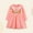 Pink, variant on Trupants Toddler Girls' 3T Dress - 100% Cotton Long Sleeve Forest Themed (Bunny/Squirrel) Pink Casual Play & School Dress