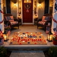thumbnail image 2 of Patriotic Door Mat - 4th of July Doormat - Independence Day Decorative Rug - Non Slip Outdoor Indoor Entryway Floor Mats - 4th of July Patriotic Decorations (H), 2 of 6