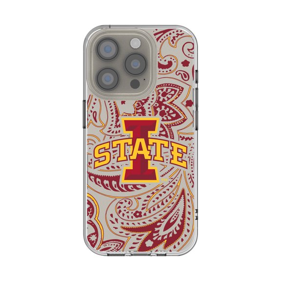 Iowa State Cyclones iPhone Paisley Design Clear Case