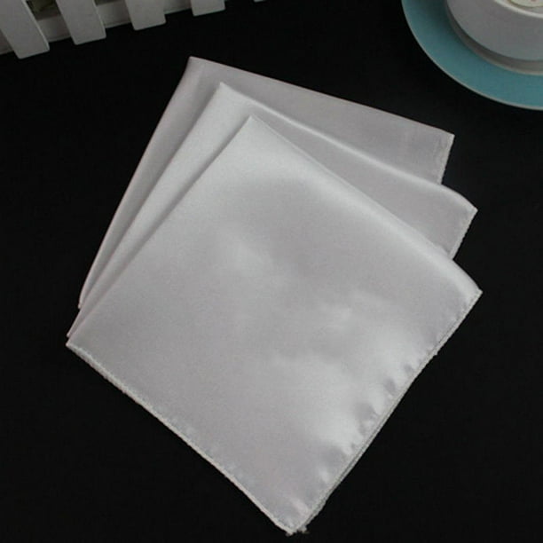 de Servilleta Cuadrado Liso de 10 Piezas, Banquete, Almuerzo, Cena de Navidad - PICK 21 Macarena Handkerchief Mens Hanky