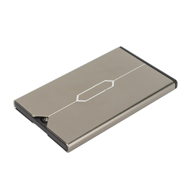 Caja De Tarjeta SIM De Aluminio, Estructura Extraíble Caja De Almacenamiento De Tarjeta SIM Inastillable Caja De aleación De Aluminio Con Pasador De Extracción De Tarjeta Para