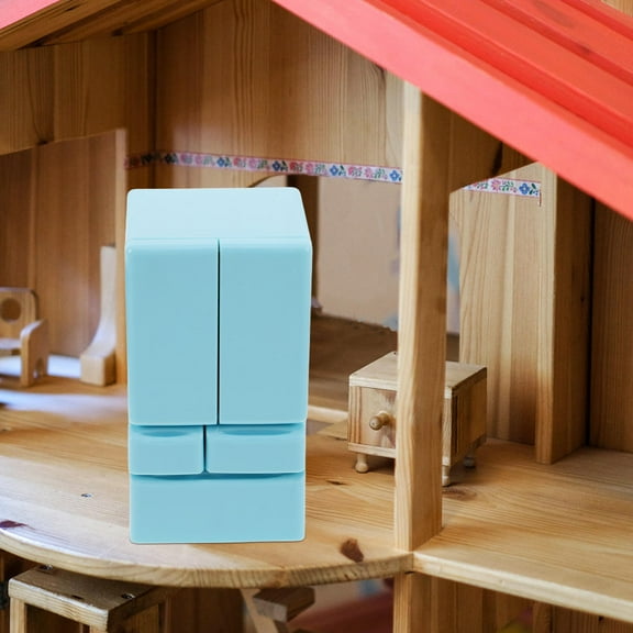 MUSEYA mini kitchen Plastic Sky-blue 1Pcs for Pretend Play Collectors