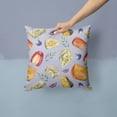 thumbnail image 2 of Carolines Treasures BB5198PW1414 Assortment of Cheeses Fabric Decorative Pillow  14Hx14W multicolor, 2 of 4